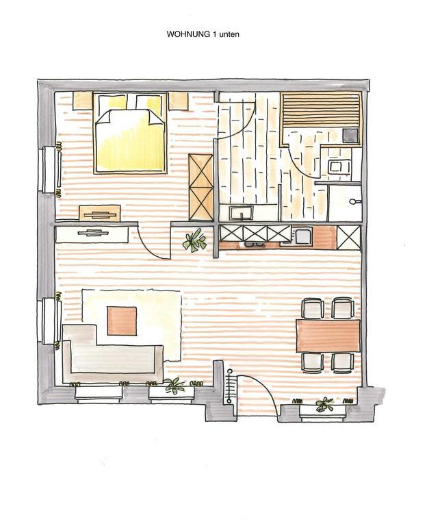 Altstadt Wohnung 1 "Luetje Hoern" Borkum Εξωτερικό φωτογραφία